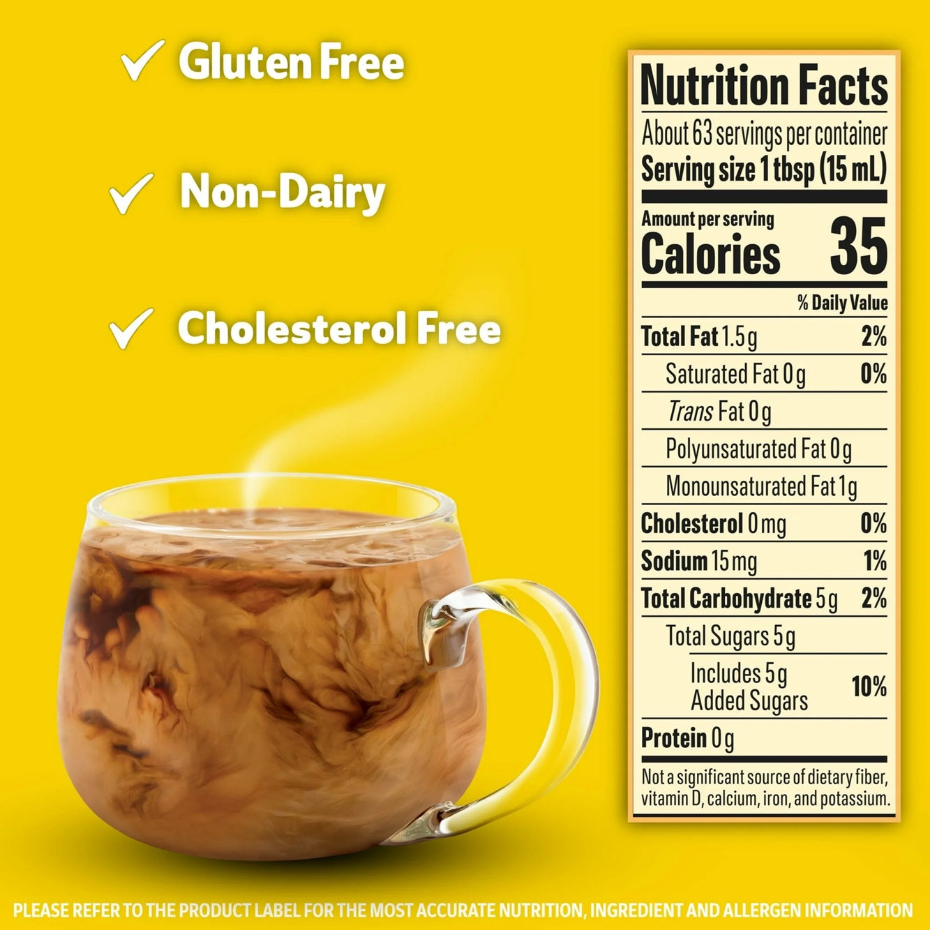 Coffee Mate Brown Butter Chocolate Chip Cookie Liquid Coffee Creamer, 32 fl oz,